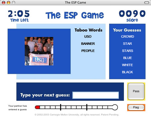 Image Tagging Game (ESP Game)