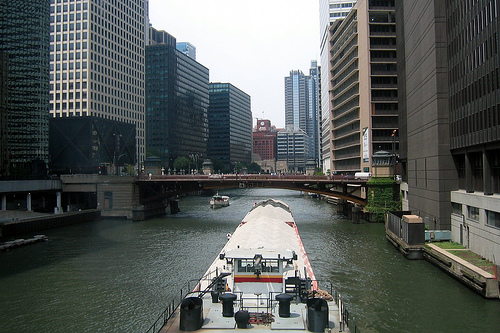 Chicago River - Jackson Boulevard Bridge