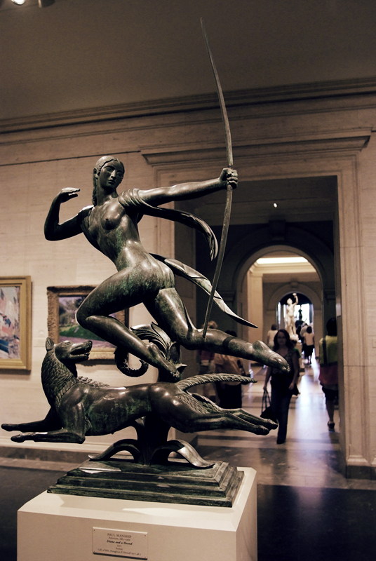 Diana and a Hound, Paul Manship (1925) 