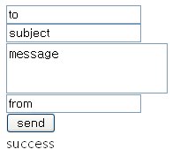 e-mail form