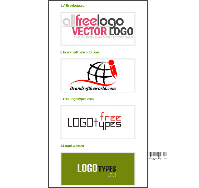 Free vector logos