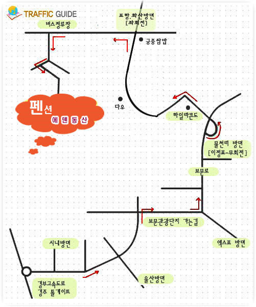 경주 여행 펜션