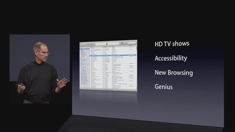 New Features in iTunes 8, including Accessibility