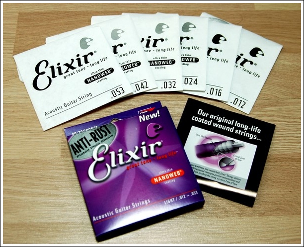 Elixir Anti Rust Acoustic Guitar String 