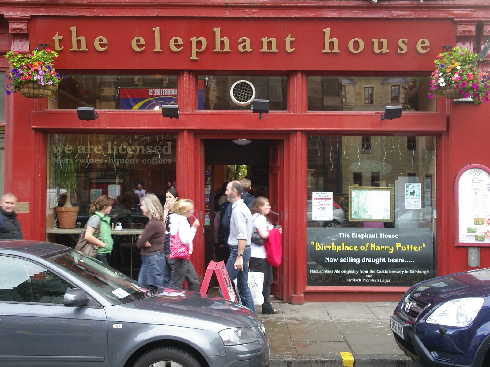 The Elephant House, the birthplace of Harry Potter
