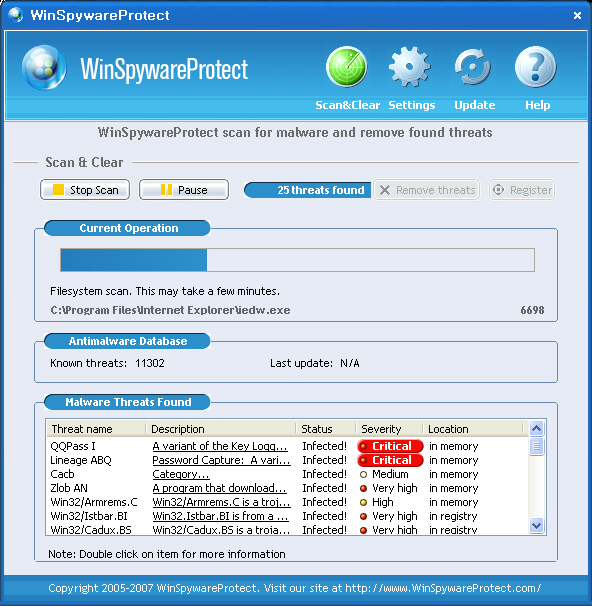 WinSpywareProtect 