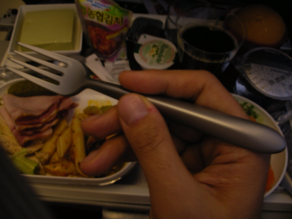 Plastic Silverware of Air France (grip)