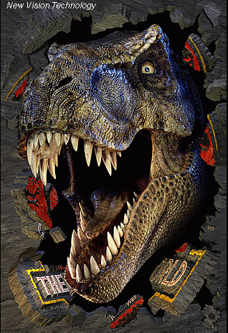 Jurassic Park in pseudo-3D Image