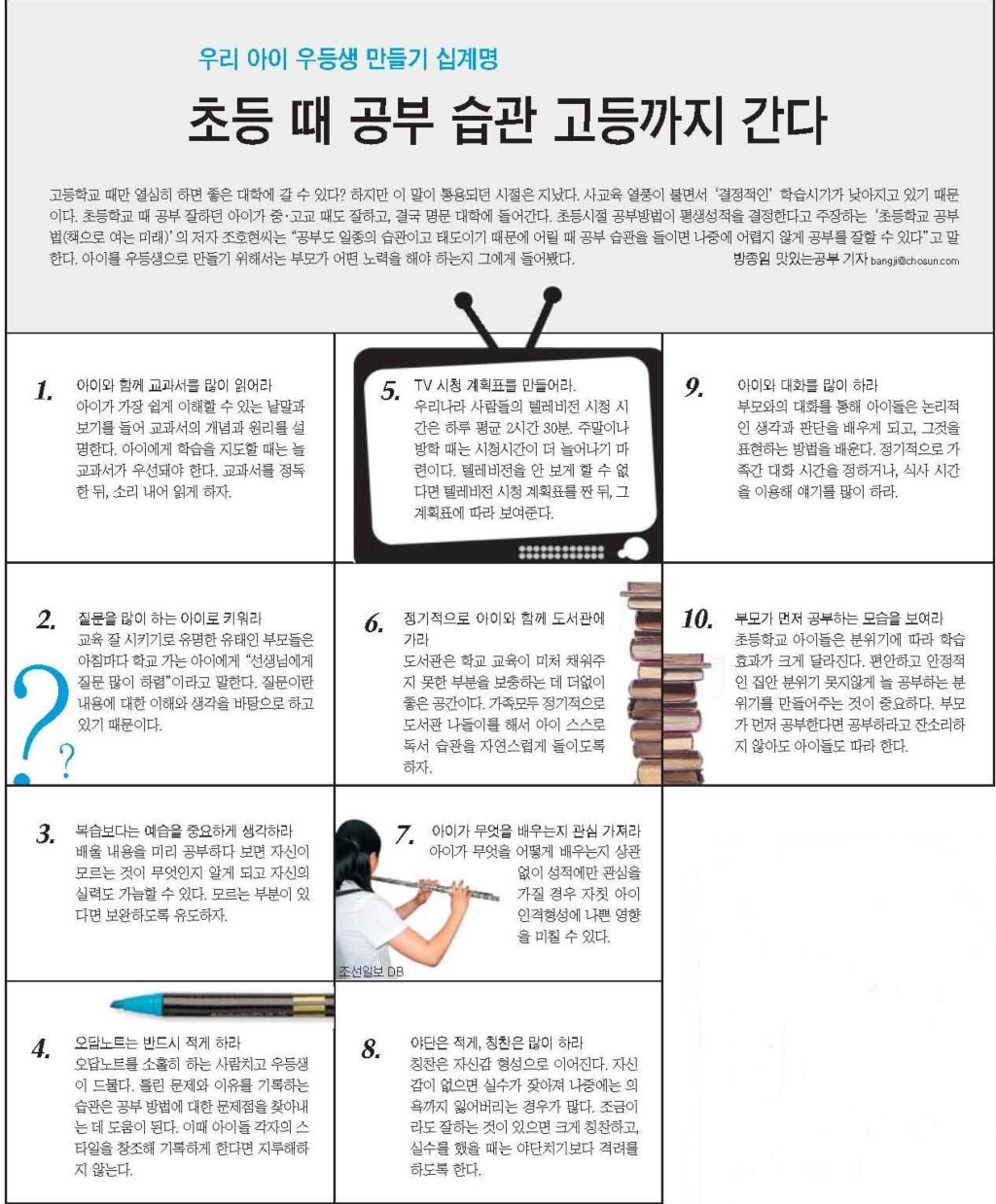 초등때 공부 습관