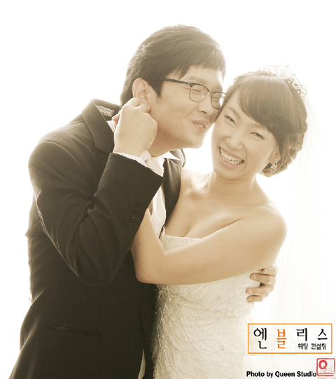 정경미 윤형빈 웨딩사진